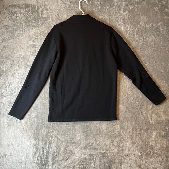 Tasc Performance Apex Fleece 1/4 Zip Black Size Small Organic Cotton - Picture 5 of 6
